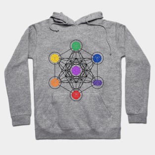 Metatron’s Cube Chakras II Hoodie